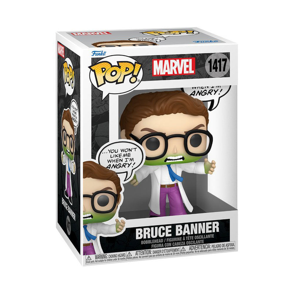 Funko POP! Marvel Bruce Banner "You Won't Like Me When I'm Angry" 1417