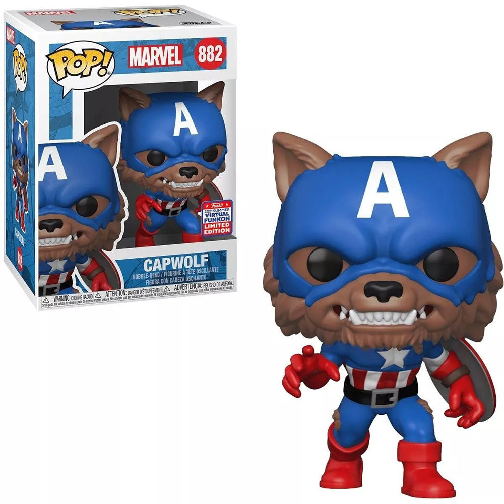 Funko POP! Marvel Capwolf 882 (Virtual Funkon)