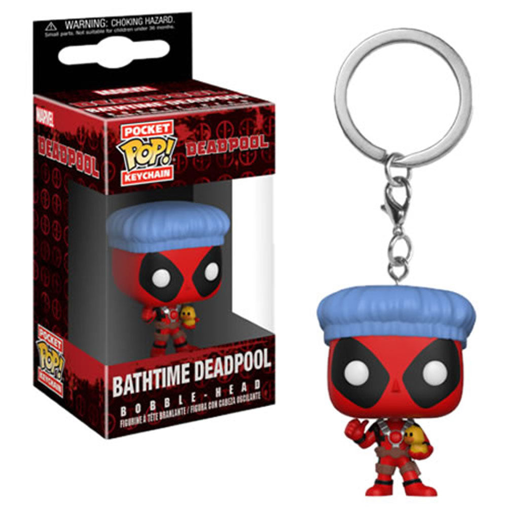 Funko POP! Marvel Deadpool Bathtime Deadpool Keychain