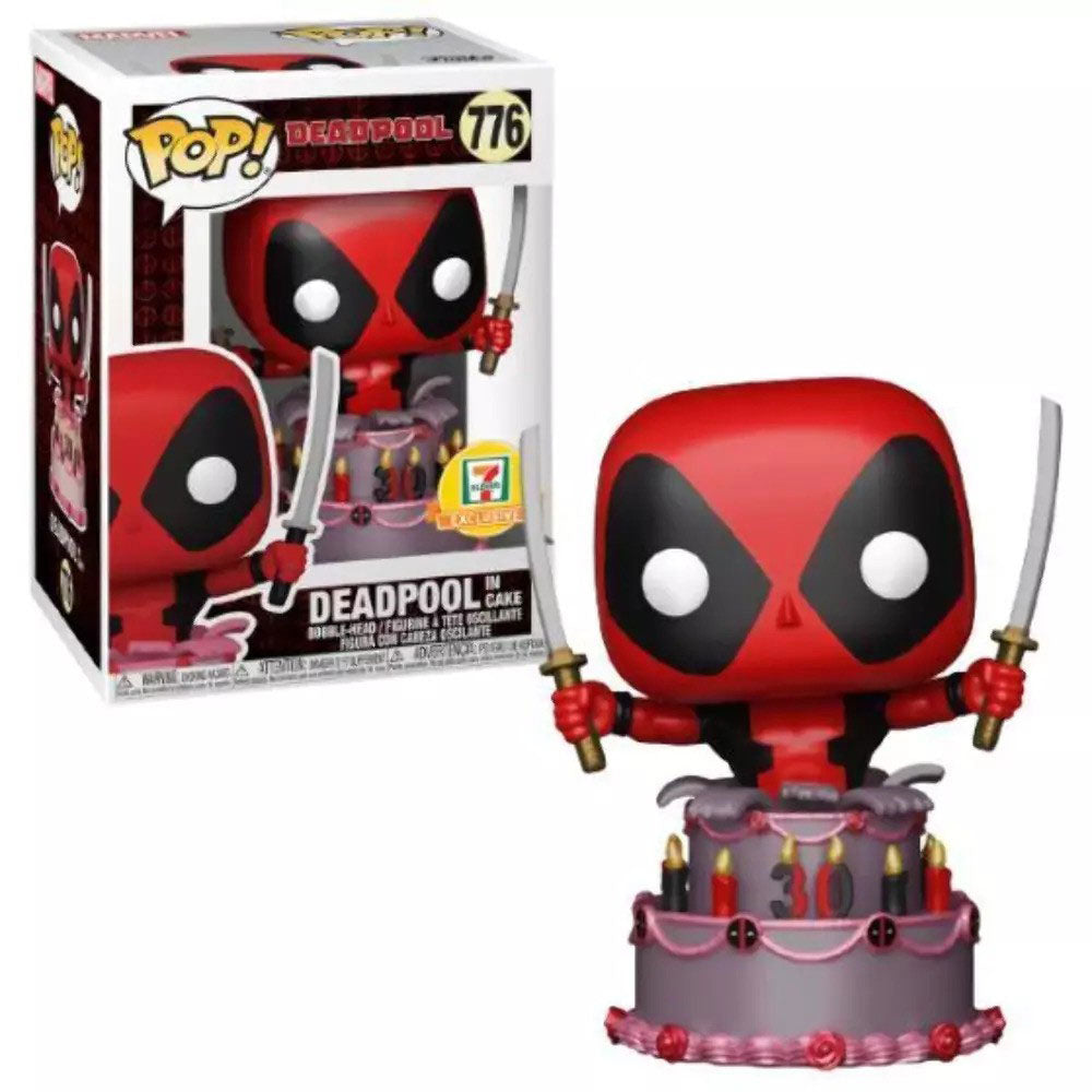 Funko POP! Marvel Deadpool in Cake 776 (Metallic)