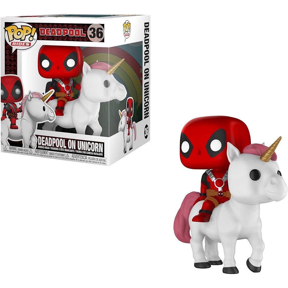 Funko POP! Rides Marvel Deadpool on Unicorn 36