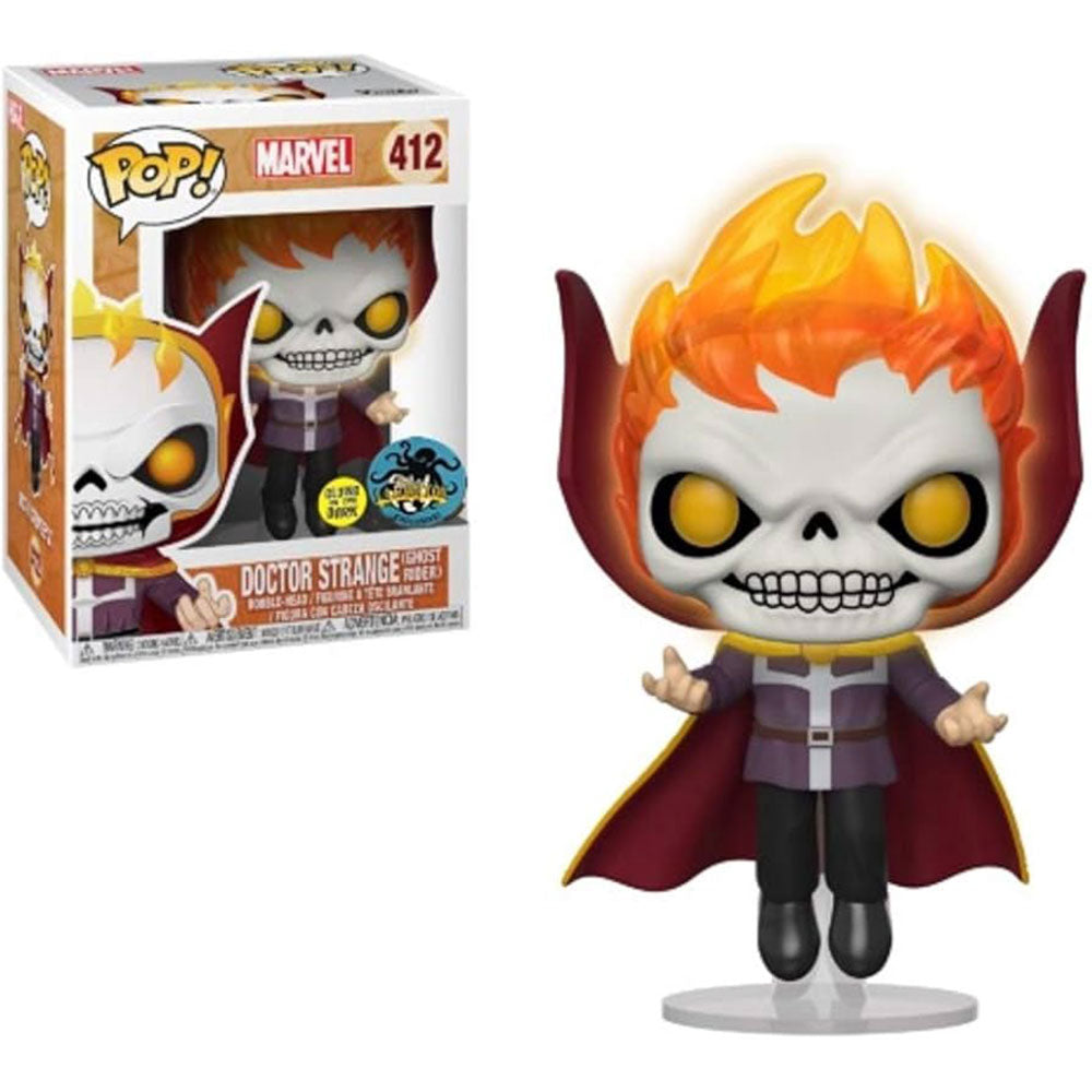 Funko POP! Marvel Doctor Strange (Ghost Rider) 412 (GITD)