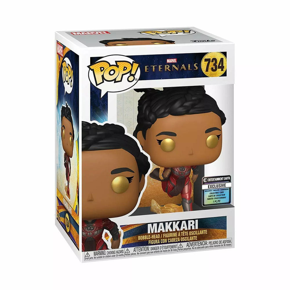 Funko POP! Marvel Eternals Makkari 734 (Collectible Card Inside)