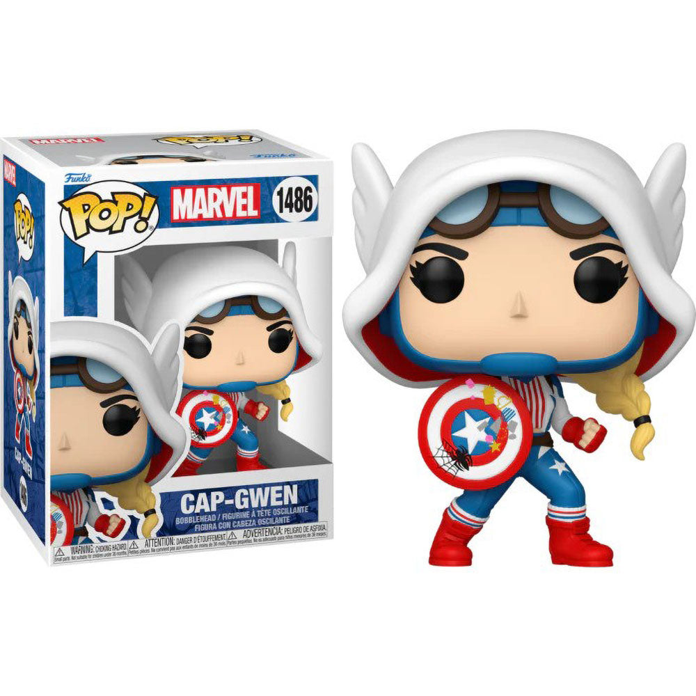 Funko POP! Marvel Gwenverse Cap-Gwen 1486