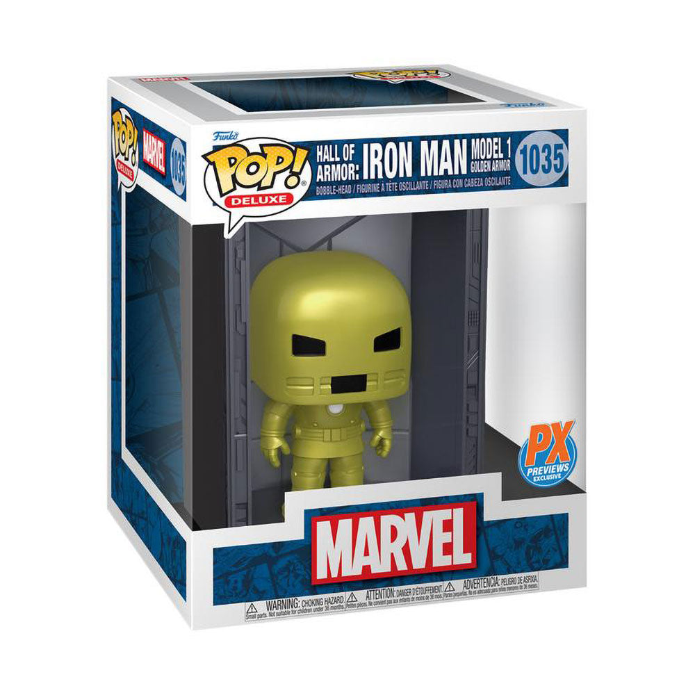 Funko POP! Marvel Hall of Armor Iron Man Model 1 Golden Armor