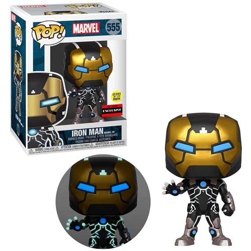 Funko POP! Marvel Iron Man Model 39 555 (GITD)