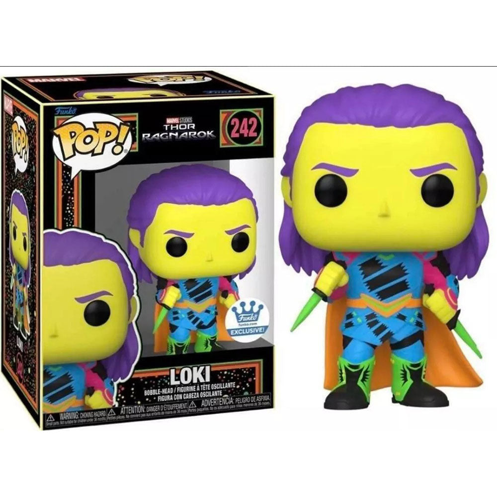 Funko POP! Marvel Thor Ragnarok Loki (Blacklight Reactive) 242