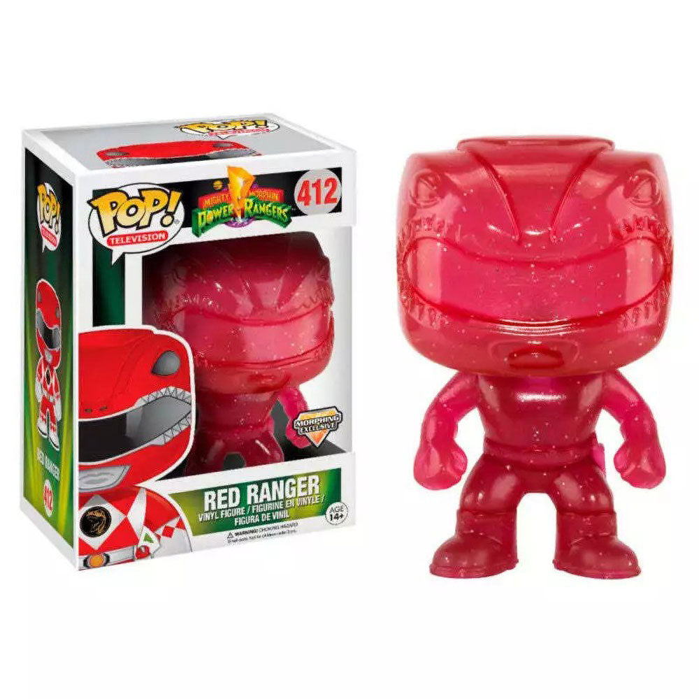 Funko POP! Mighty Morphin Power Rangers Red Ranger 412 (Morphing Exclusive)