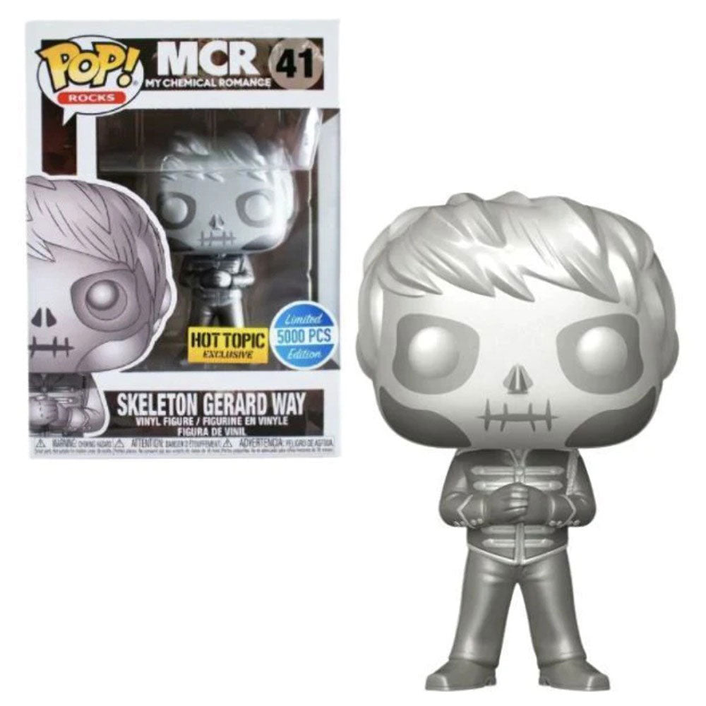 Funko POP! My Chemical Romance Skeleton Gerard Way 41 (Metallic LE 5000)