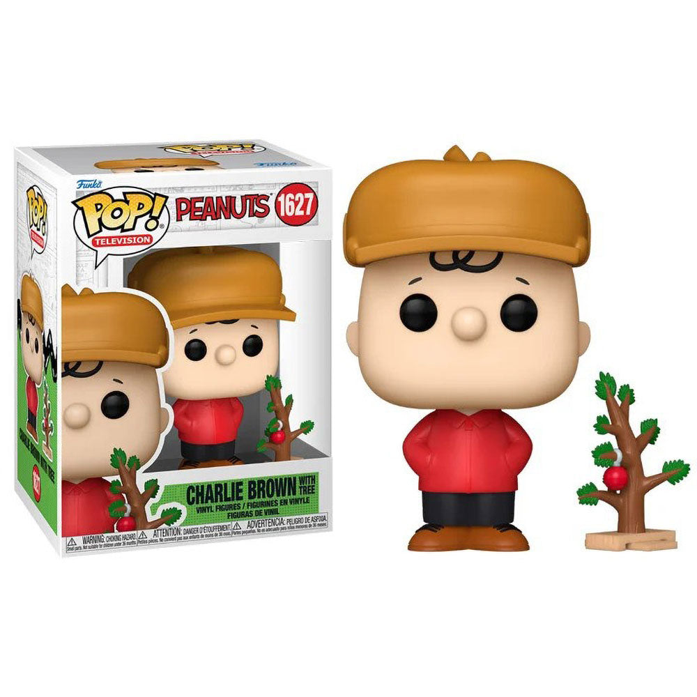 Funko POP! Peanuts Charlie Brown Christmas Charlie Brown with Tree 1627