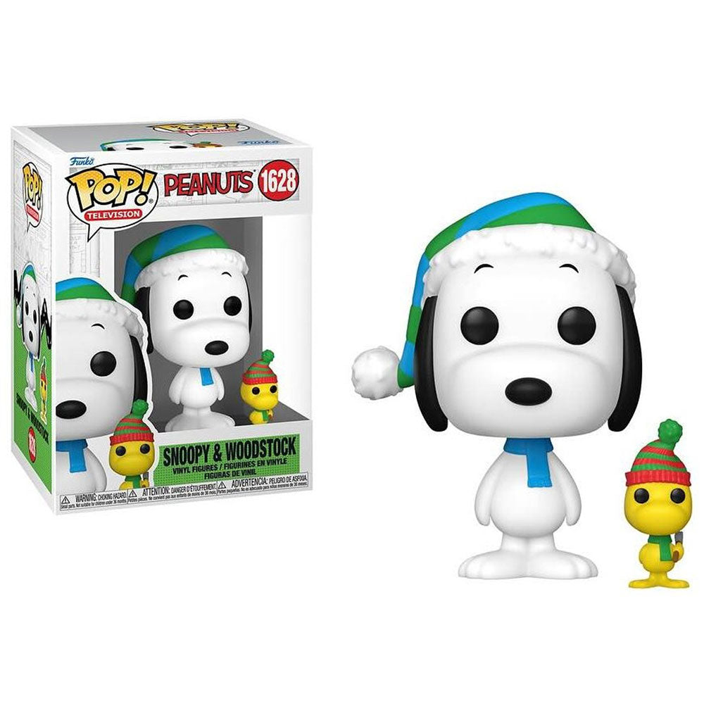 Funko POP! Peanuts Charlie Brown Christmas Snoopy and Woodstock 1628