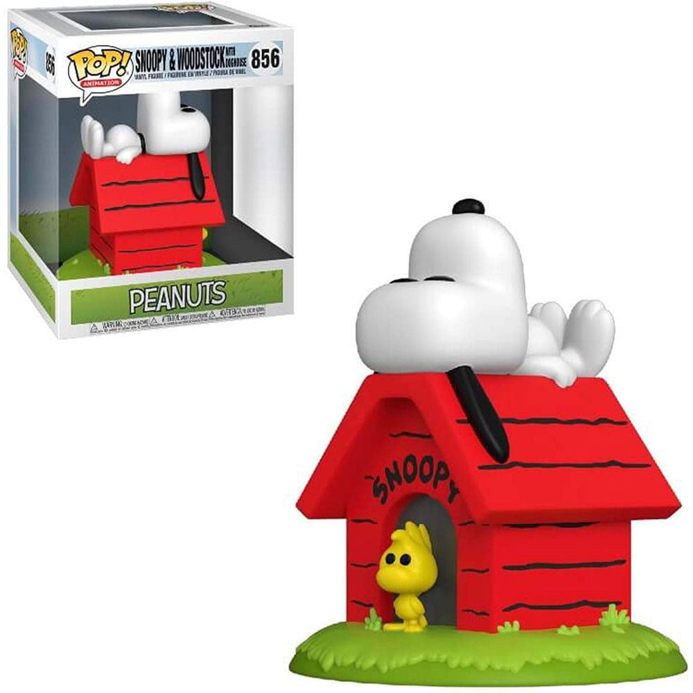 Funko POP! Peanuts Snoopy and Woodstock with Doghouse 856