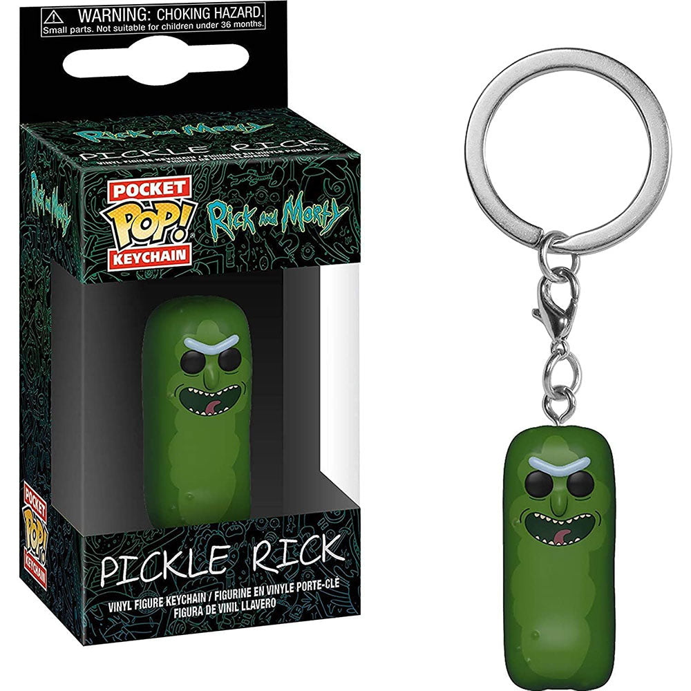 Funko POP! Rick and Morty Pickle Rick Keychain