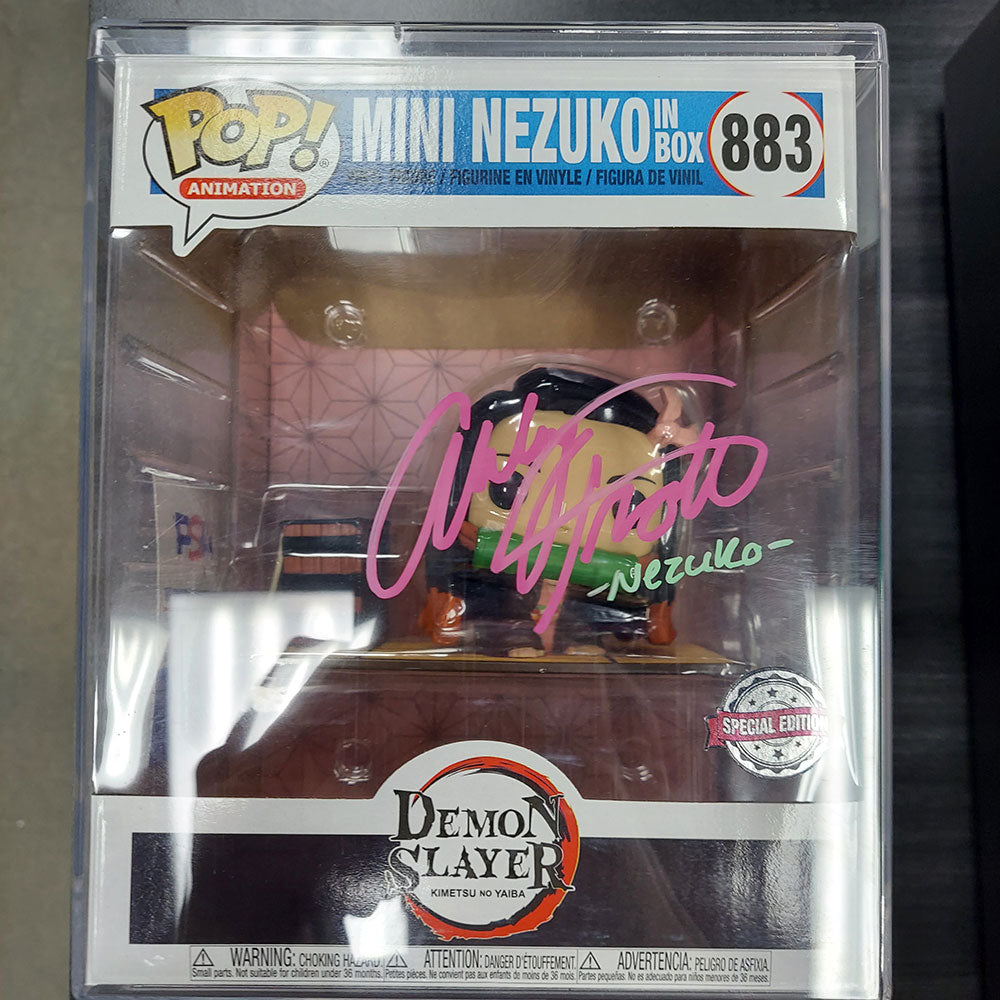 Funko POP! Signature Series Demon Slayer Mini Nezuko in Box 883 PSA 1C33778