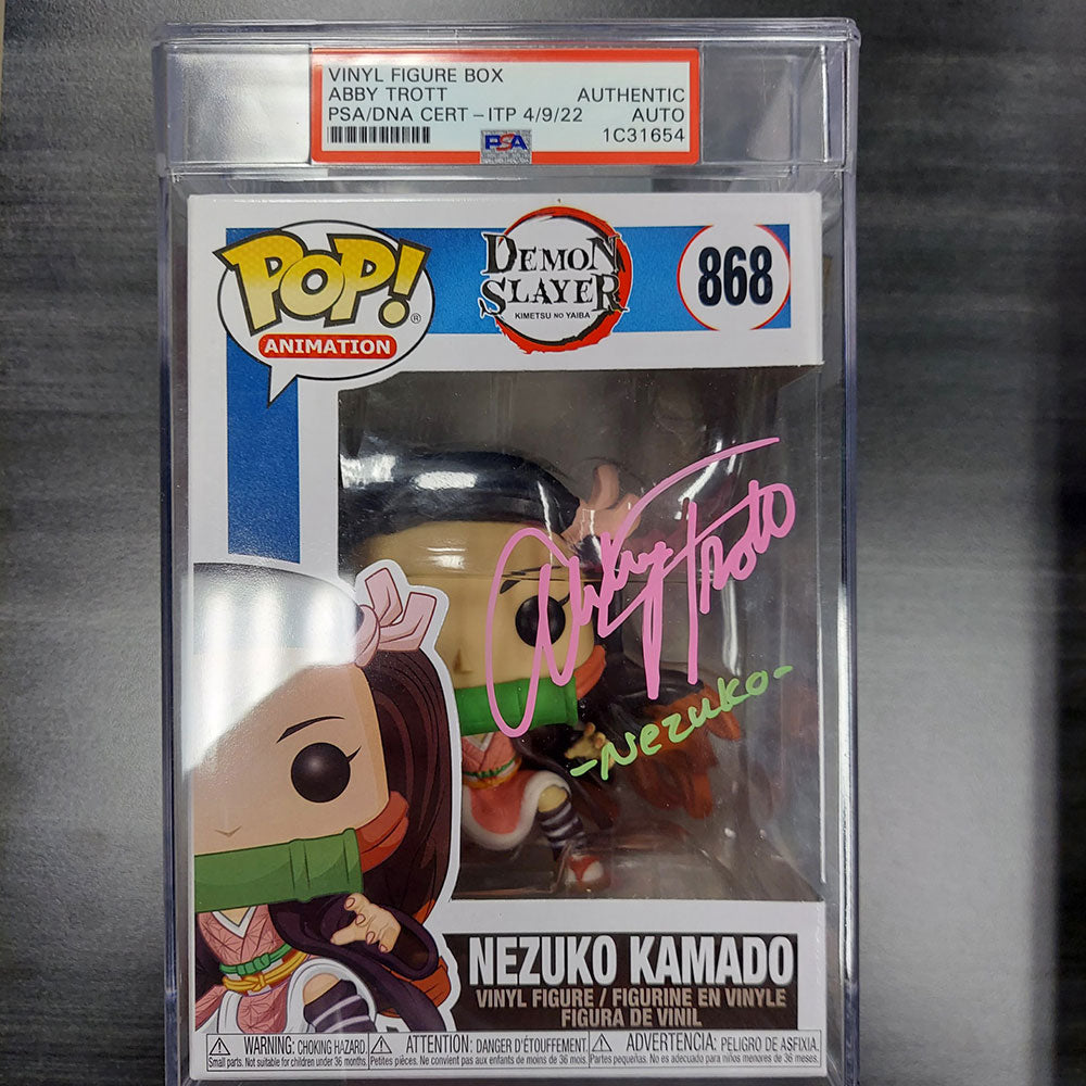 Funko POP! Signature Series Demon Slayer Nezuko Kamado 868 PSA GRADED 1C31654