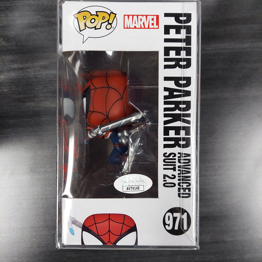 Funko POP! Signature Series Marvel Spiderman 2 Peter Parker Advanced Suit 2.0 JSA 971