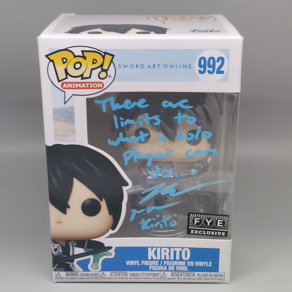 Kirito Autographed Funko store Pop