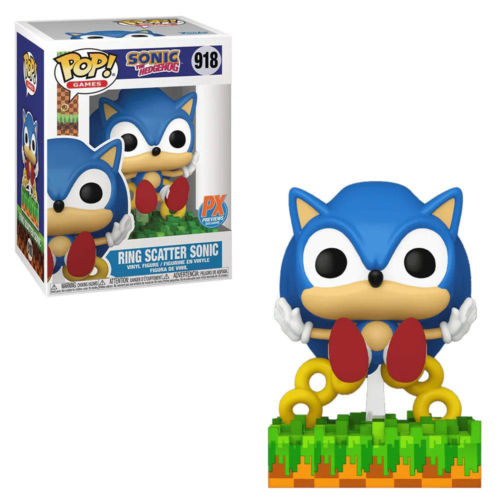 Funko POP! Sonic The Hedgehog Ring Scatter Sonic 918