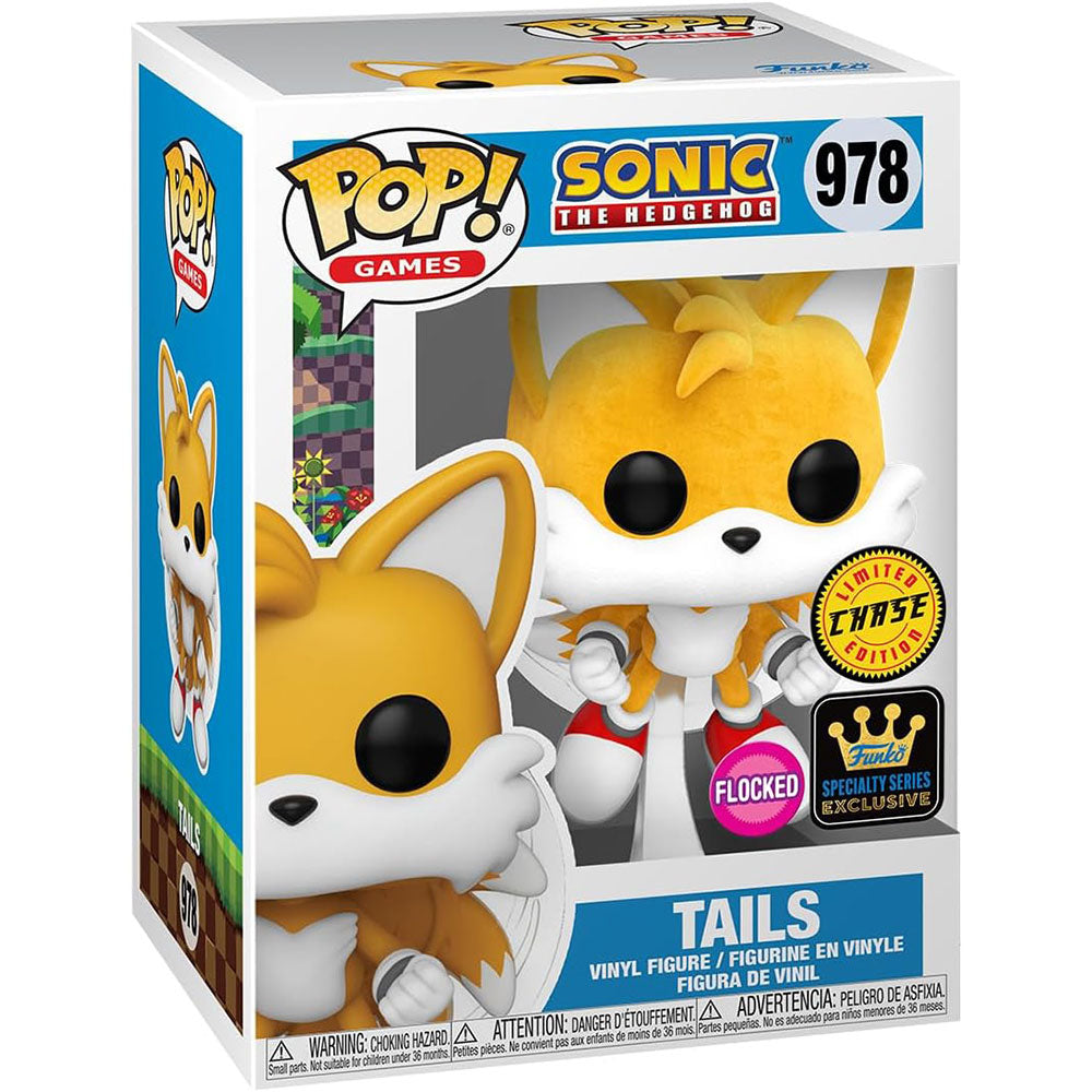 Flocked sonic funko pop hotsell