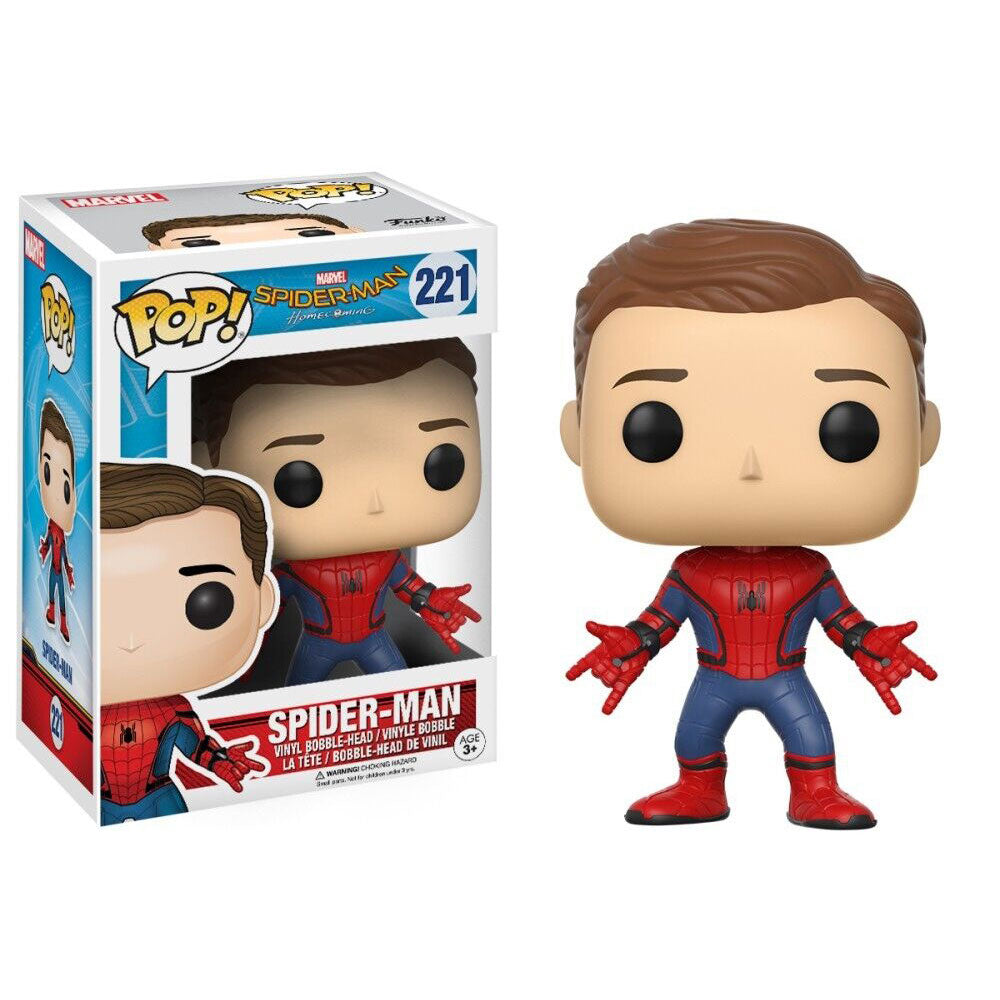 Funko POP! Spiderman Homecoming Spider-man (Unmasked) 221