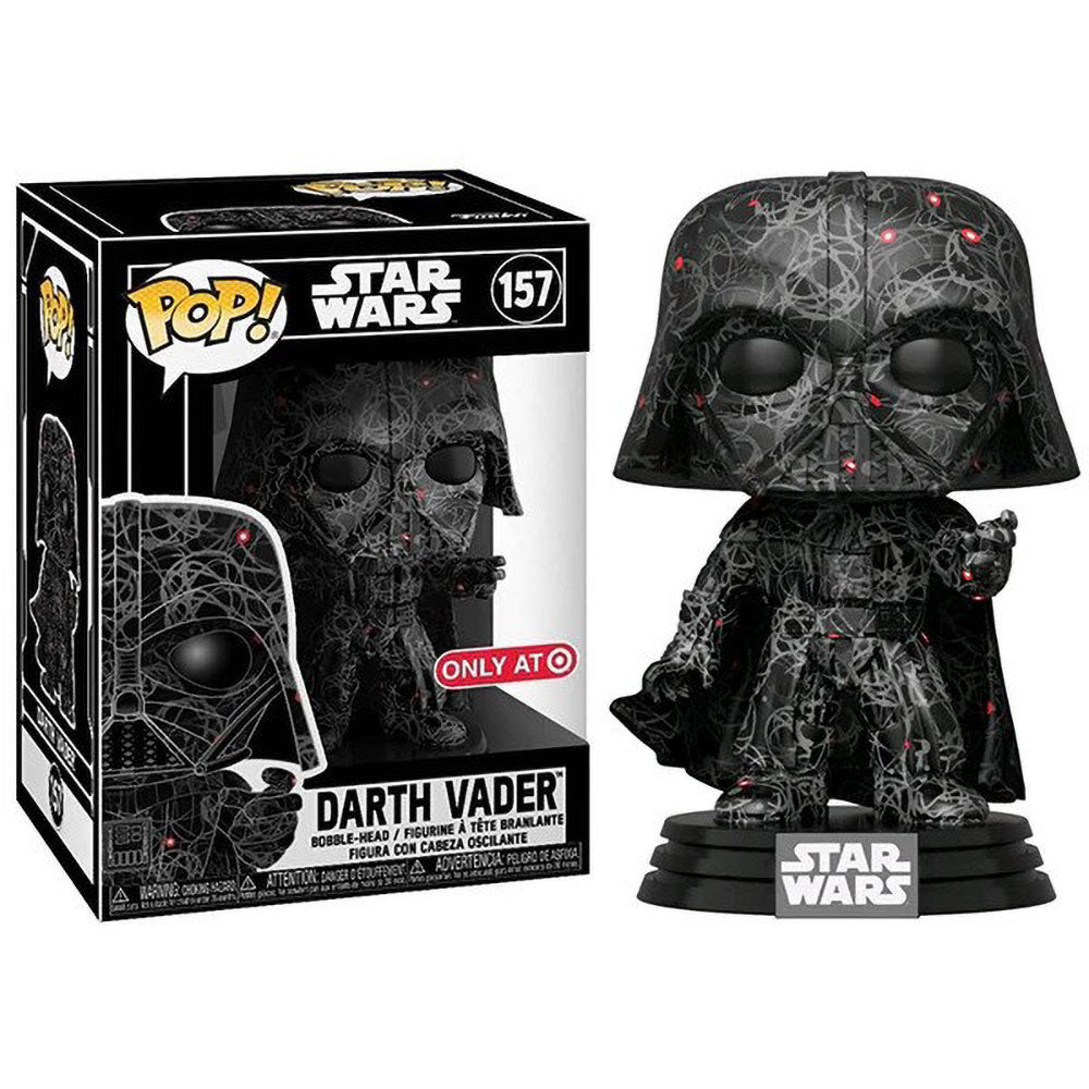 Funko POP! Star Wars Darth Vader (Art Series: Target Exclusive) 157 (with POP Stack)