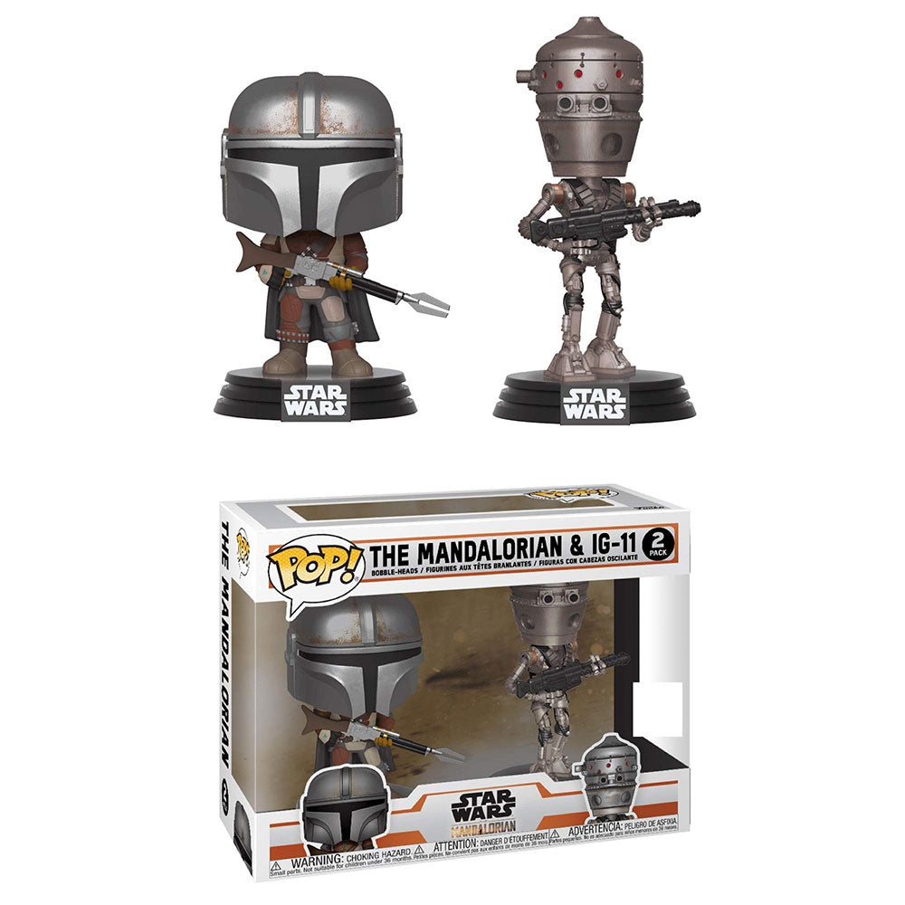 Funko POP! Star Wars The Mandalorian and IG-11 2 Pack