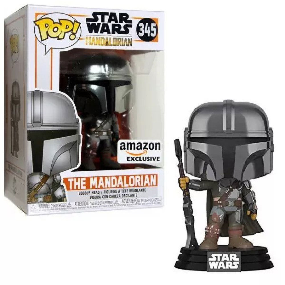 Funko POP! Star Wars The Mandalorian 345 (Chrome Helmet)