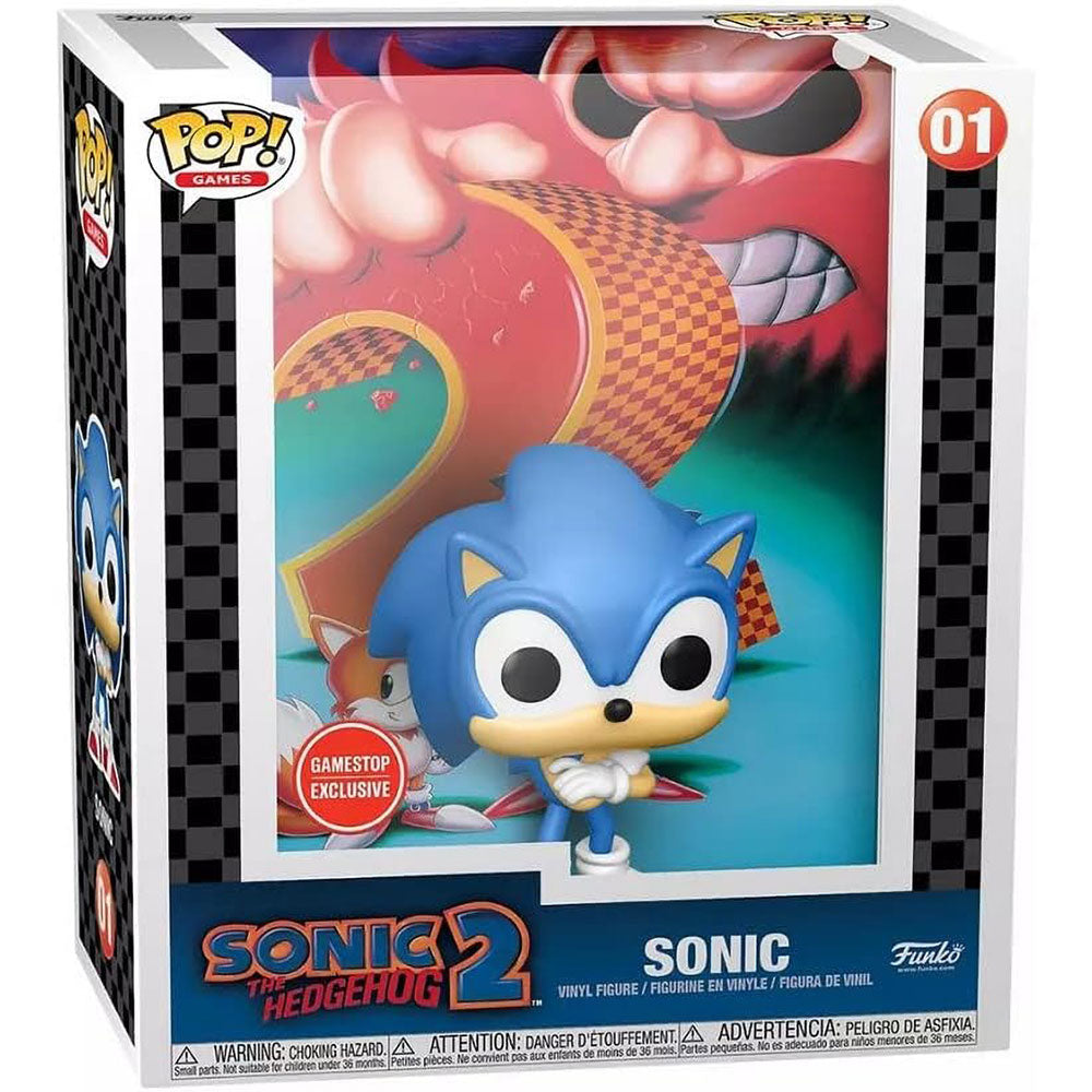 Funko POP! Video Game Covers Sonic the Hedgehog 2 Sonic 01