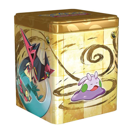 Pokemon TCG Stacking Tin 2024 (Style Varies: Includes 3 Booster and 2 Sticker Sheets)