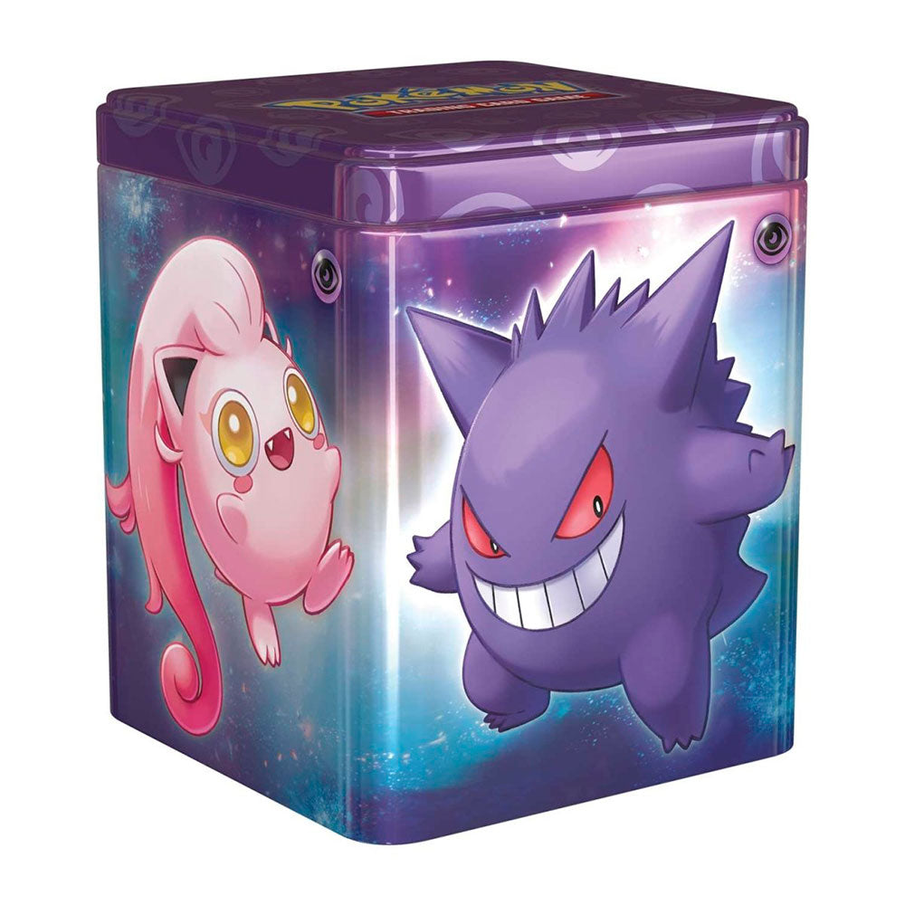 Pokemon TCG Stacking Tin 2024 (Style Varies: Includes 3 Booster and 2 Sticker Sheets)