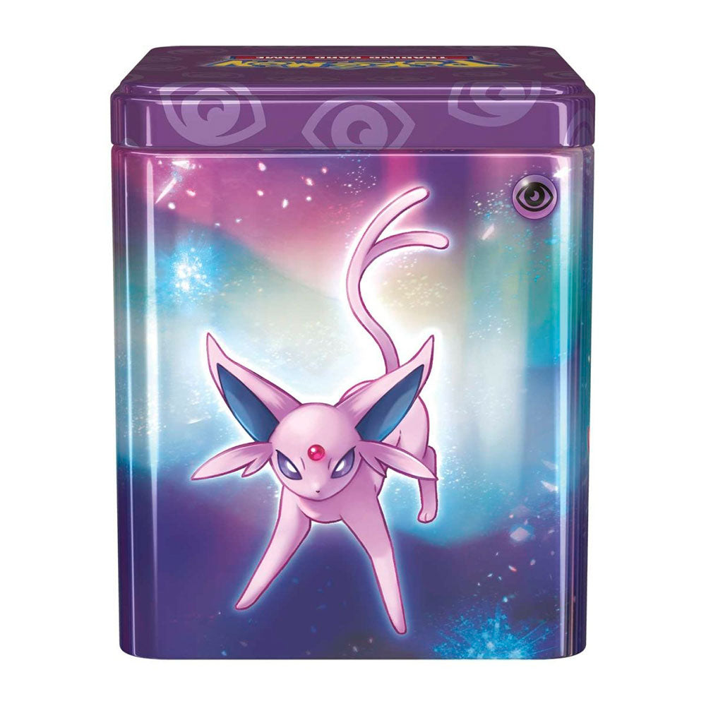 Pokemon TCG Stacking Tin 2024 (Style Varies: Includes 3 Booster and 2 Sticker Sheets)