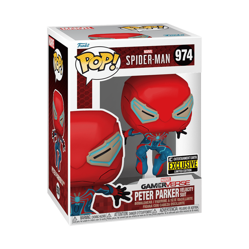 Funko POP! Spiderman Peter Parker Velocity Suit 974