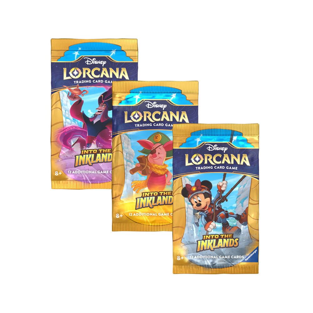 Disney Lorcana TCG Into the Inklands Booster Pack (12 Cards per Pack)