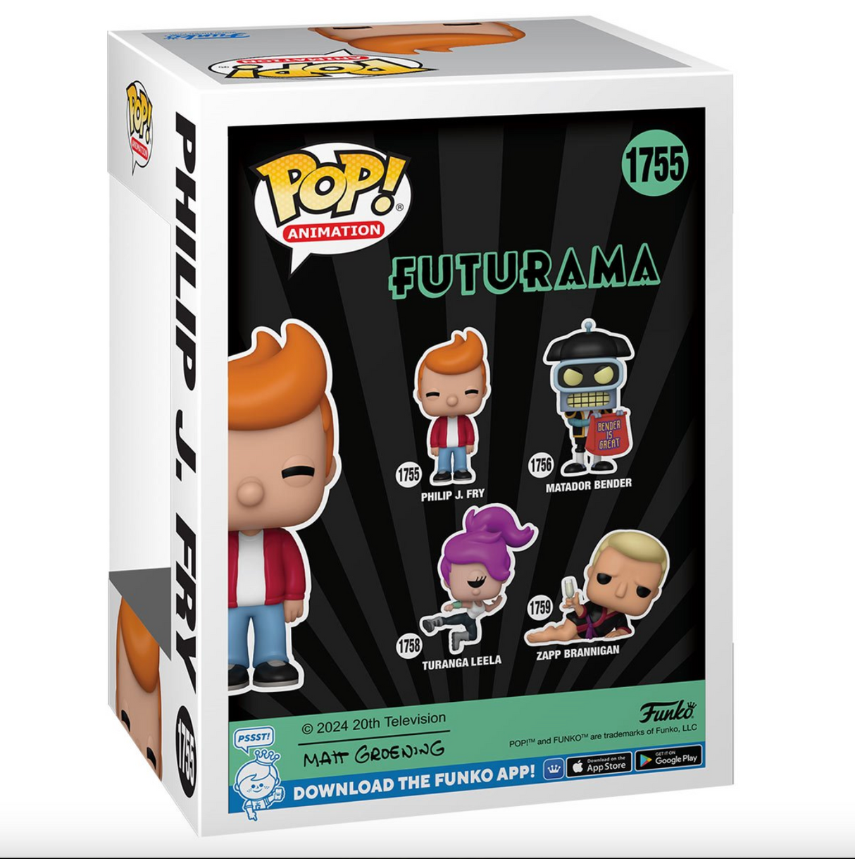 Funko POP! Futurama Philip J. Fry 1755