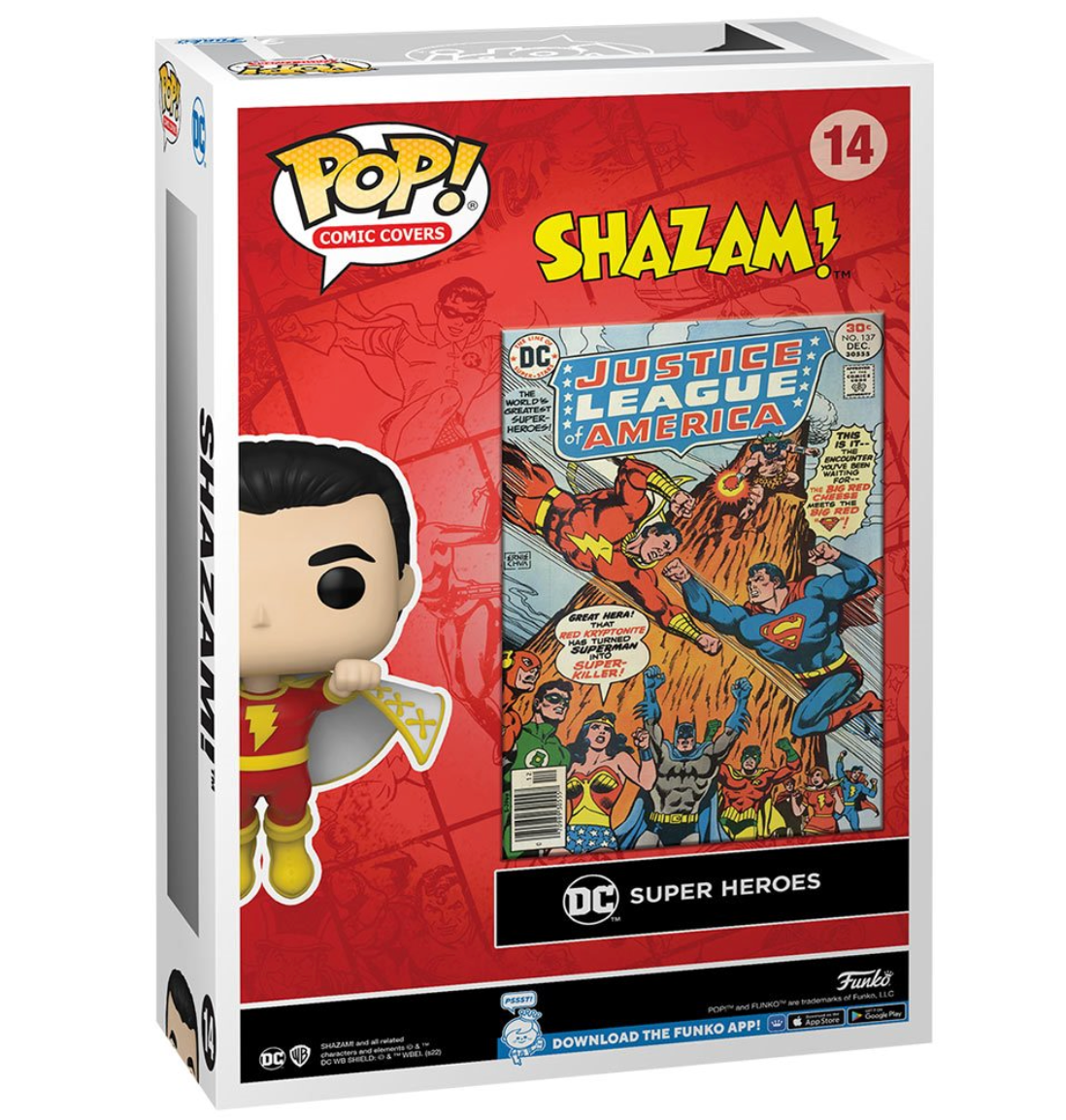 Funko POP! Comic Cover DC Justice League Shazam! 14