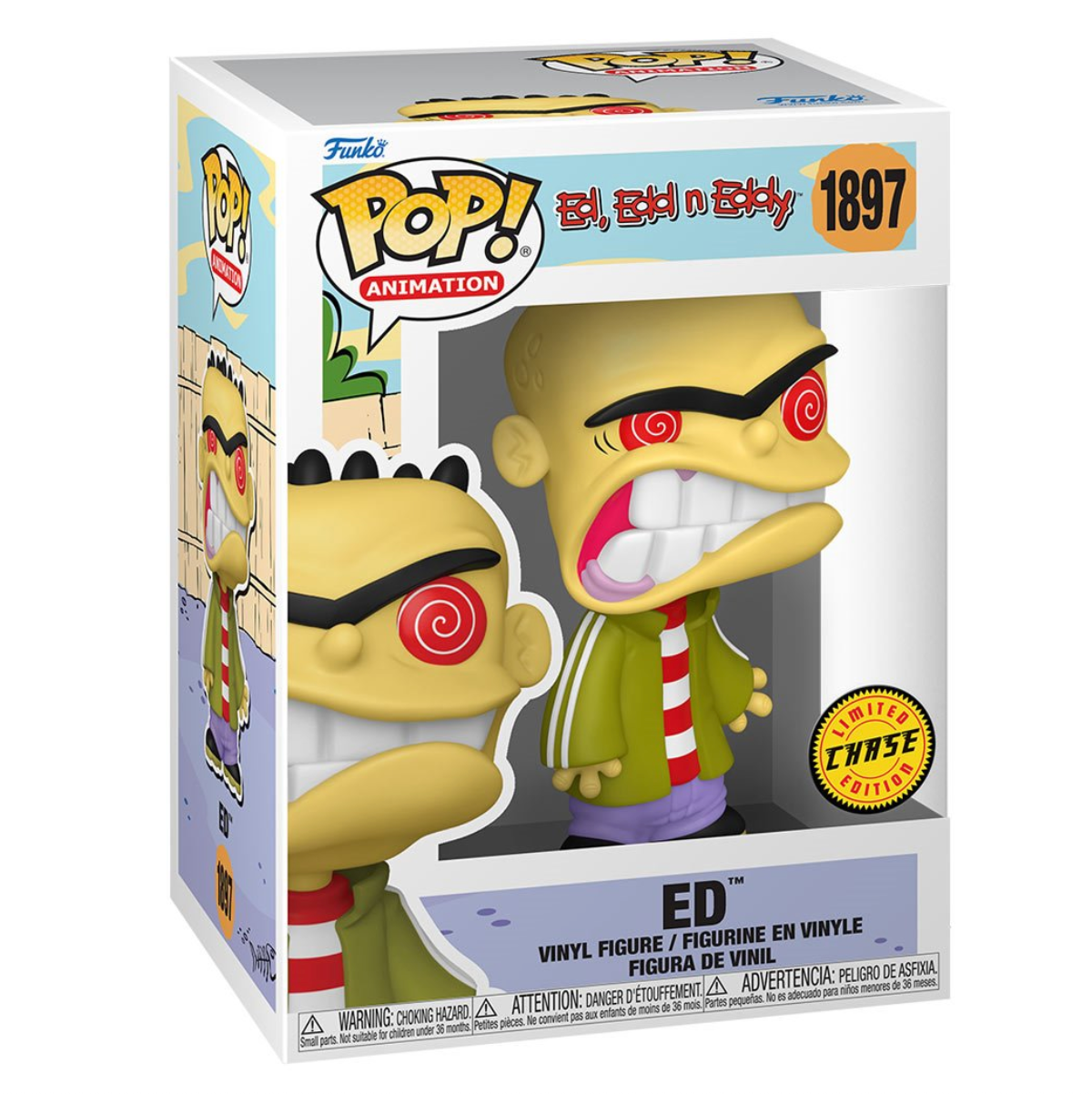 Funko Pop! Animation: Ed, Edd n Eddy - Ed 1897 (Chase)