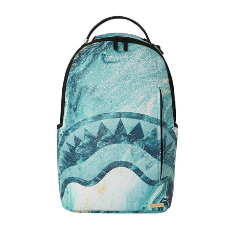 Sprayground Blue Liquid Shark Backpack | POP SCV