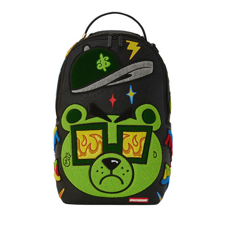 Sprayground Colorful Money Bear Cheneille Backpack | POP SCV