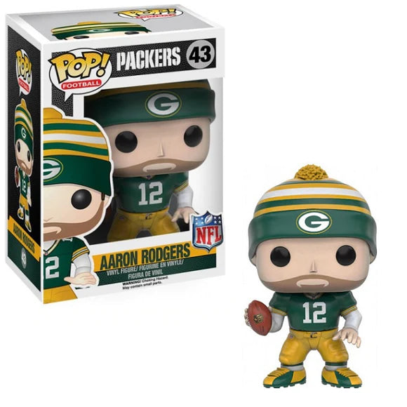 Funko POP! Green Bay Packers Aaron Rodgers 43 POP SCV