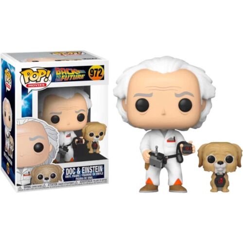 Funko POP! Back to the Future Doc & Einstein 972 POP SCV