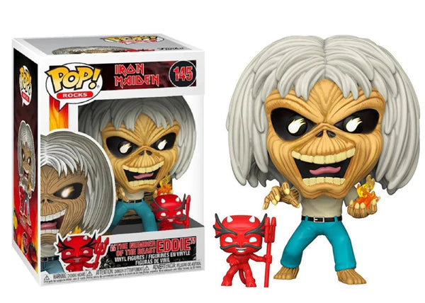 Funko POP! Iron Maiden ‚ÄúThe Number of the Beast Eddie‚Äù 145 POP SCV