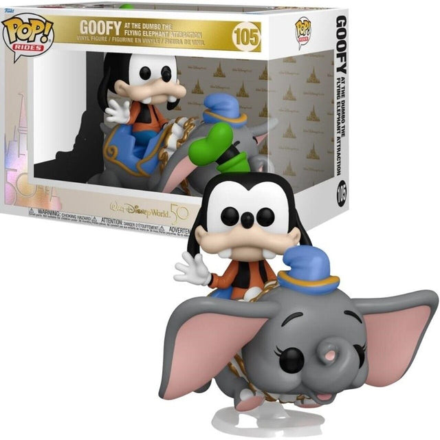 Funko POP! Disney Goofy at the Dumbo the Flying Elephant Attraction 105 POP SCV