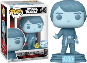 Funko POP! Star Wars Holographic Luke Skywalker 615 POP SCV