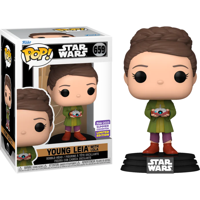 Funko POP! Star Wars Young Leia with Lola 659 POP SCV