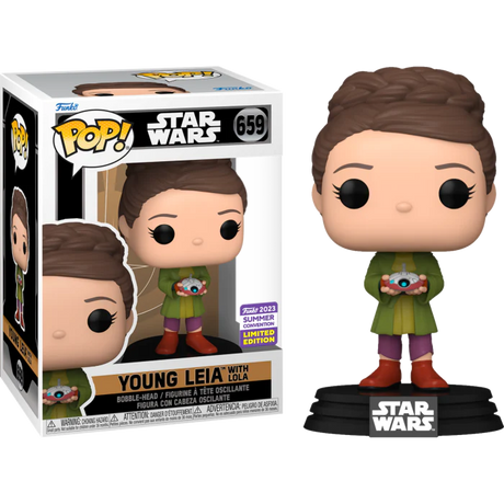 Funko POP! Star Wars Young Leia with Lola 659 POP SCV