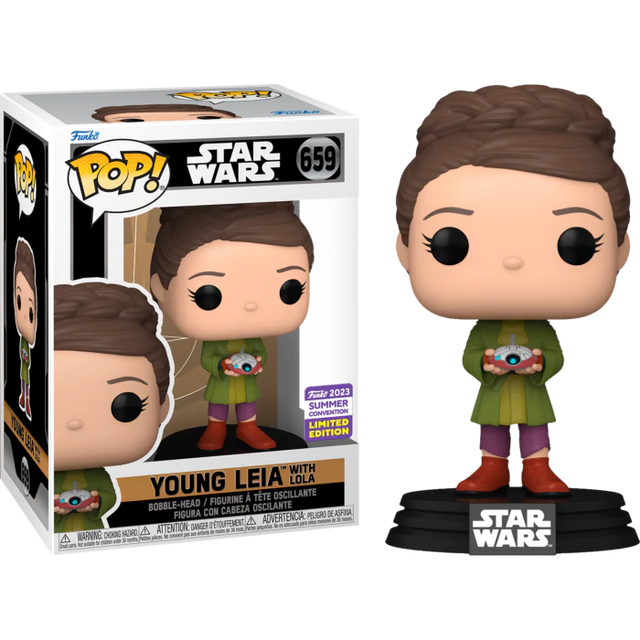 Funko POP! Star Wars Young Leia with Lola 659 POP SCV