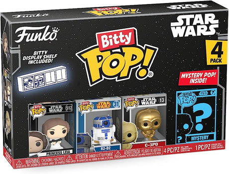 Funko POP! Star Wars Princess Leia Bitty Pop 4 Pack POP SCV