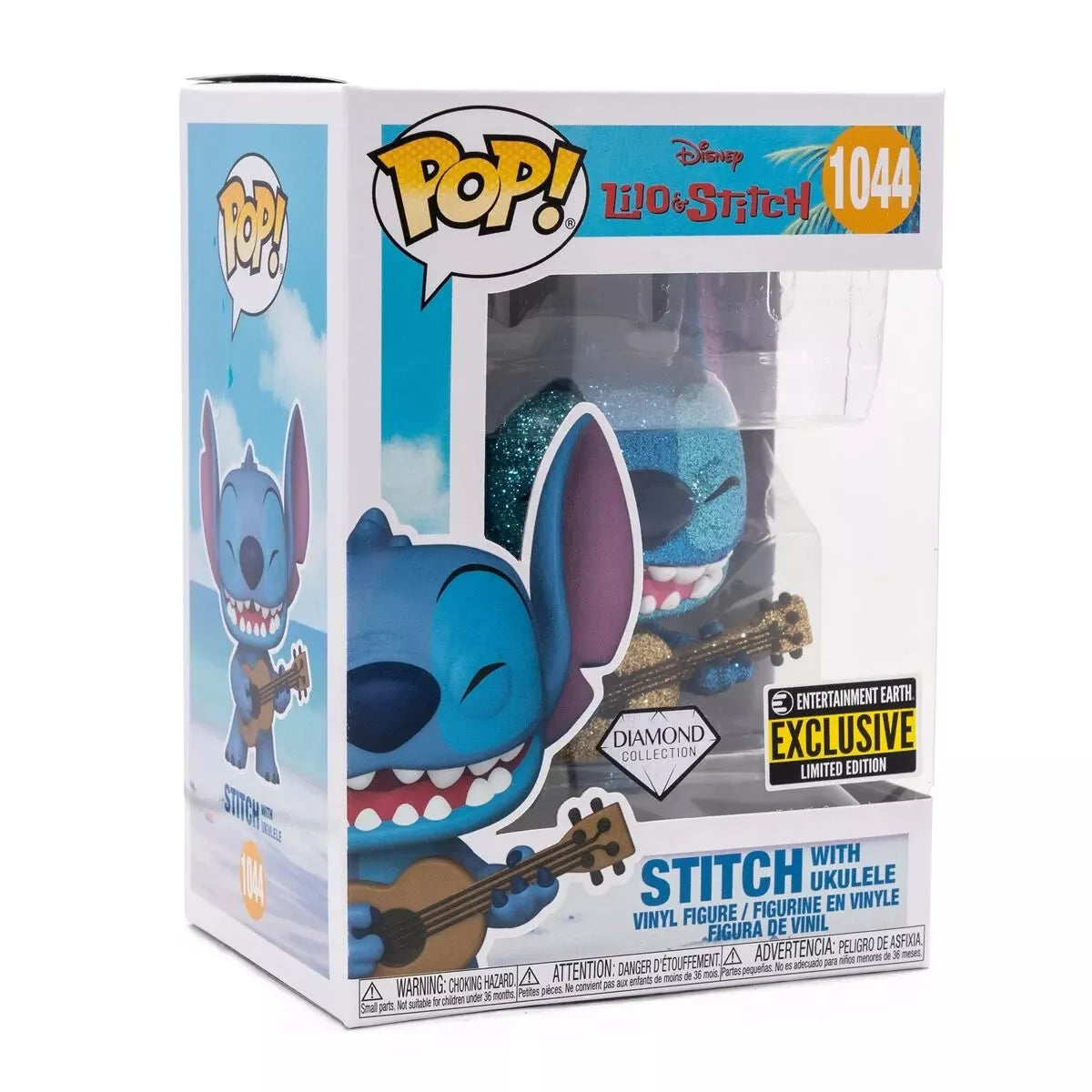 Funko POP! Disney Lilo & Stitch Stitch with Ukulele (Diamond) 1044