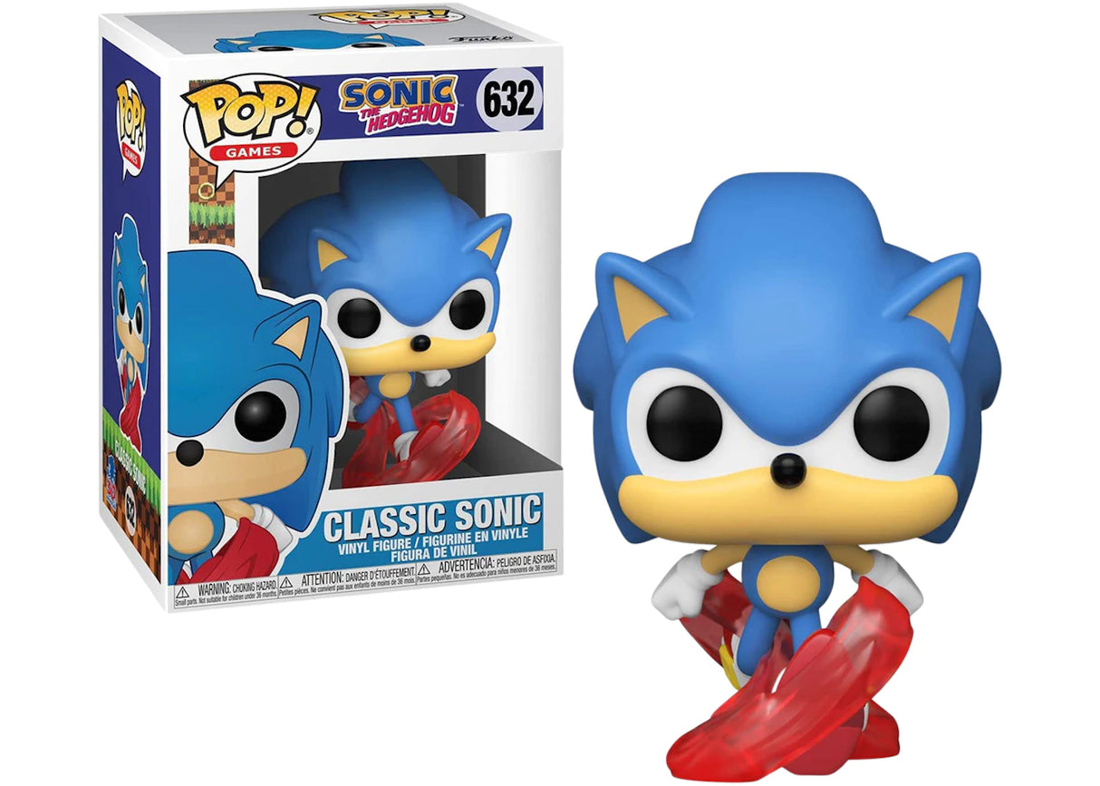 Funko POP! Sonic The Hedgehog Classic Sonic 632 POP SCV