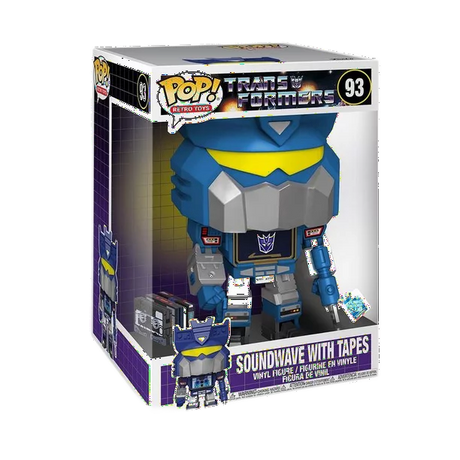 Funko POP! Transformers Soundwave with Tapes 93 POP SCV